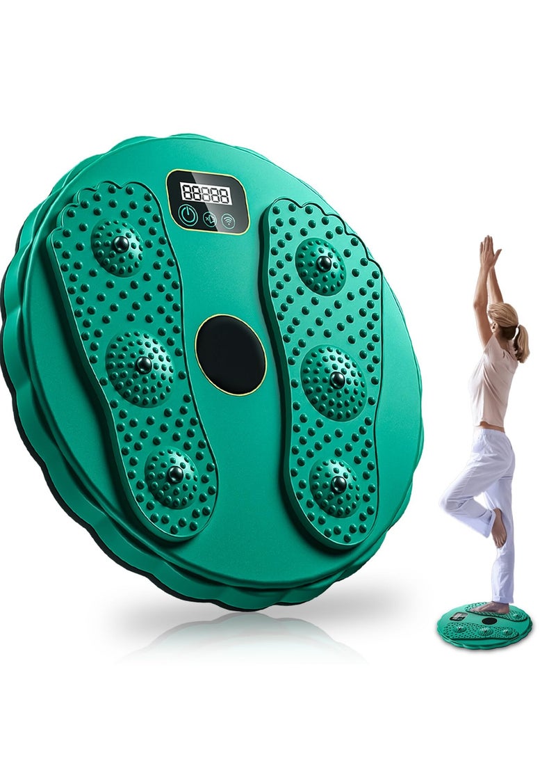 Twist Waist Disc with Counter, Twisting Fitness Waist Twister, Twist Waist Disc Board, Twist Board for Massage and Waist Exercise