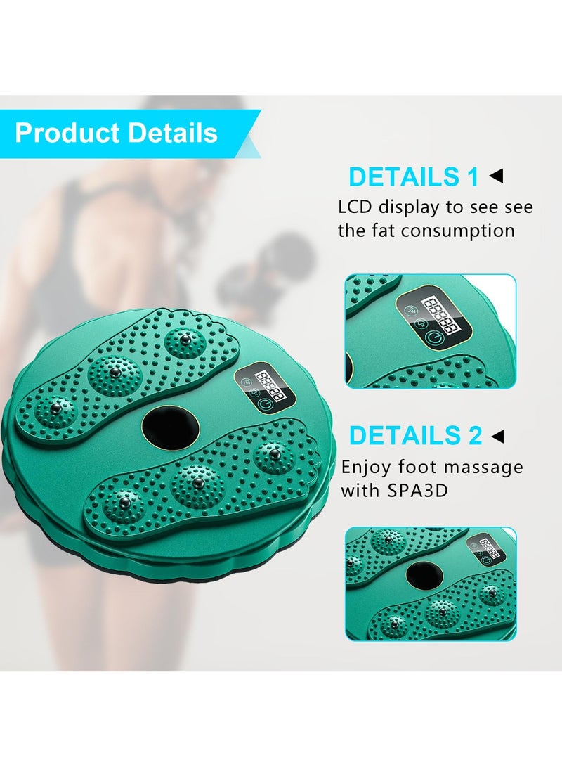 Twist Waist Disc with Counter, Twisting Fitness Waist Twister, Twist Waist Disc Board, Twist Board for Massage and Waist Exercise