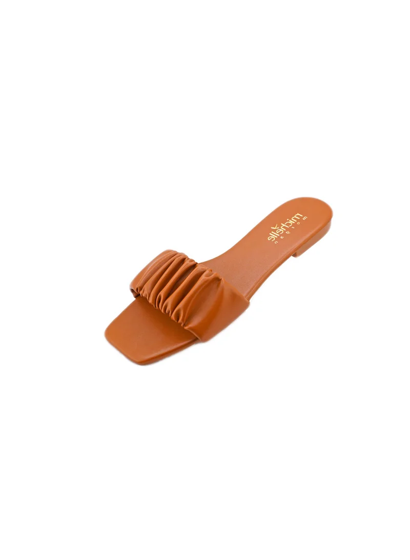 Michelle Morgan 092-2258 Michelle Morgan Casual Ladies Slides  Brown