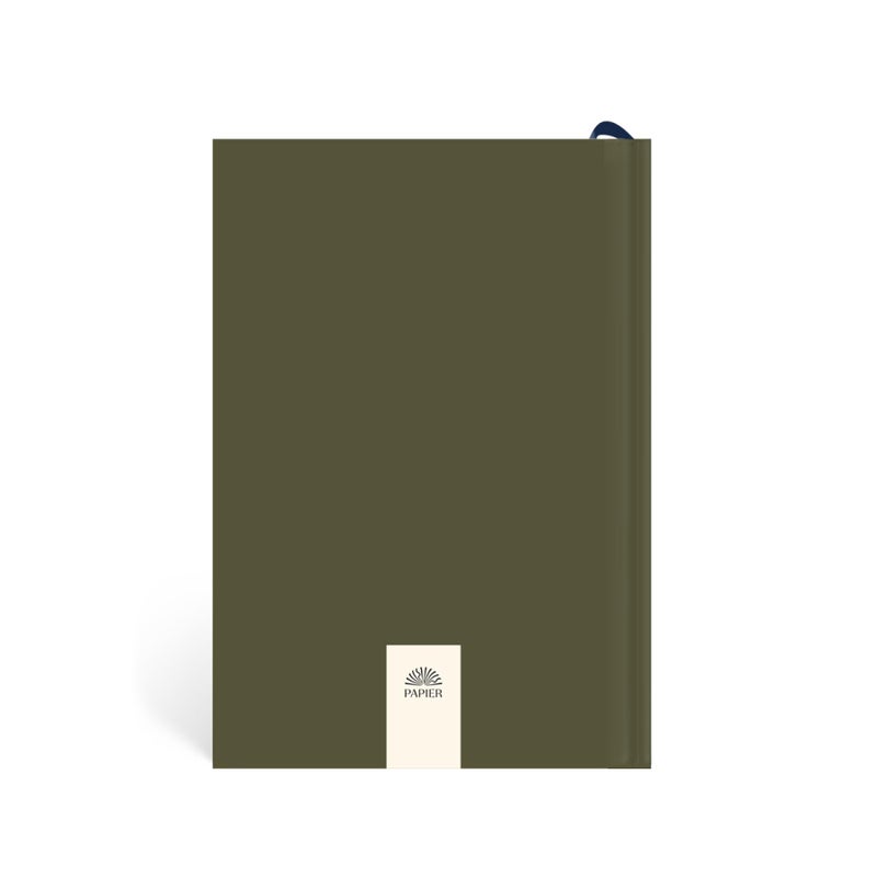 Papier Shine Finance Planner - Olive Hardback | Track Expenses, Savings, Outgoings | Undated | Includes Money Tracker, Daily & Monthly Calendar, & Monthly Budget Section | Budgeting Gift For Students - Image 2