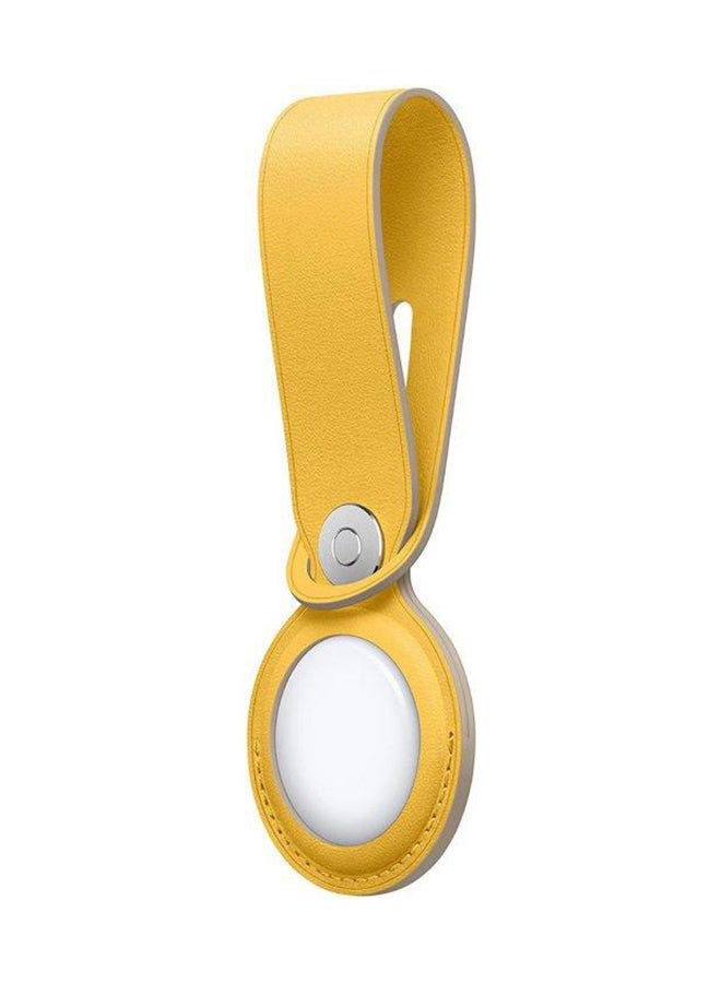 Apple AirTag Leather Loop Meyer Lemon - Image 3