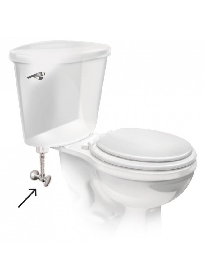 Fluidmaster B1T06 Toilet Connector, Braided Stainless Steel - 3/8 Female Compression Thread x 7/8 Female Ballcock Thread, 6-Inch Length - Image 5