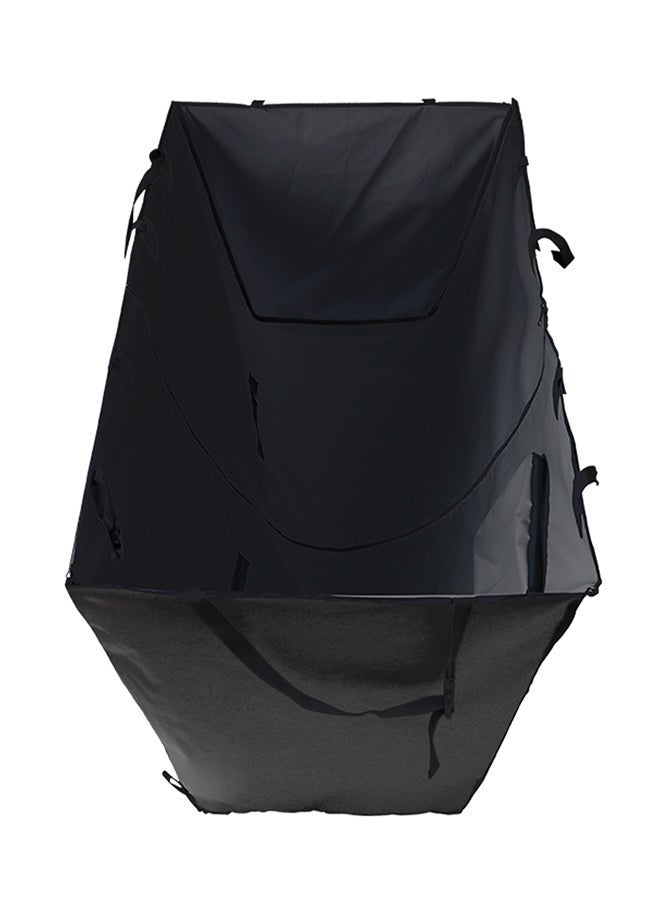 NIBEMINENT Anti-Scratch Waterproof Passenger Seat Black 36x6x21cm - Image 1