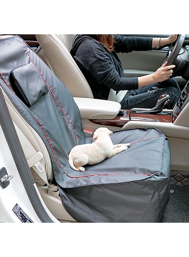 NIBEMINENT Anti-Scratch Waterproof Passenger Seat Black 36x6x21cm - Image 5