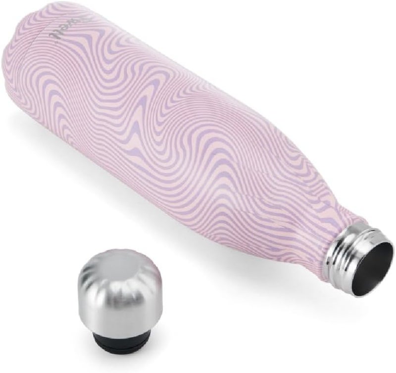S'well Stainless Steel Reusable Water Bottle, 750ml, Lavender Swirl, Triple-Insulated and Leak-Proof Drinking Bottle for Hot and Cold Beverages up to 48h Cold/24h Hot - Image 2