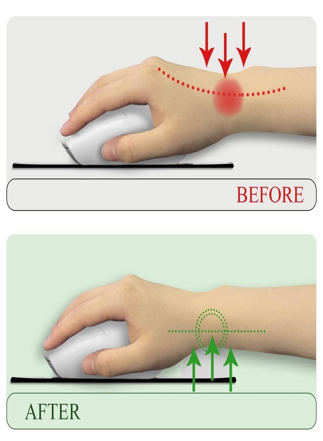 LIMKRIAN Ergonomic Mouse Pad with Wrist Rest, Funny Duck Mouse Pads for Desk, Gaming Mouse Pad Wrist Support, Cute Mousepad with Non-Slip Pain Relief PU Base, Cute Home Office Desk Accessories Decor - Image 2