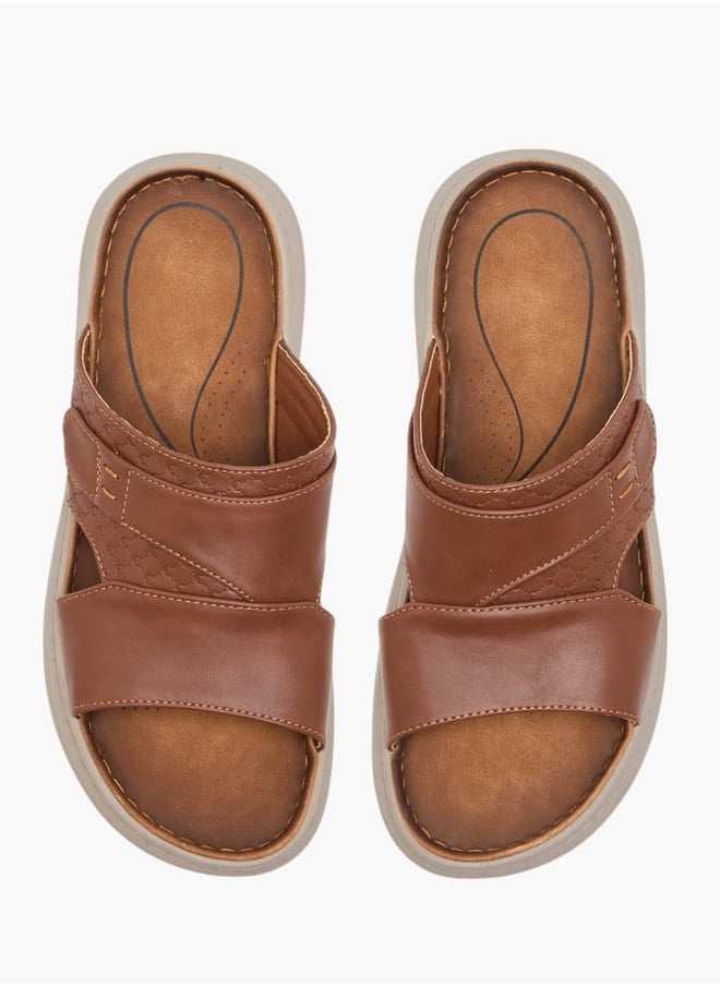 Le Confort - Mens Cross Strap Sandals - Image 1