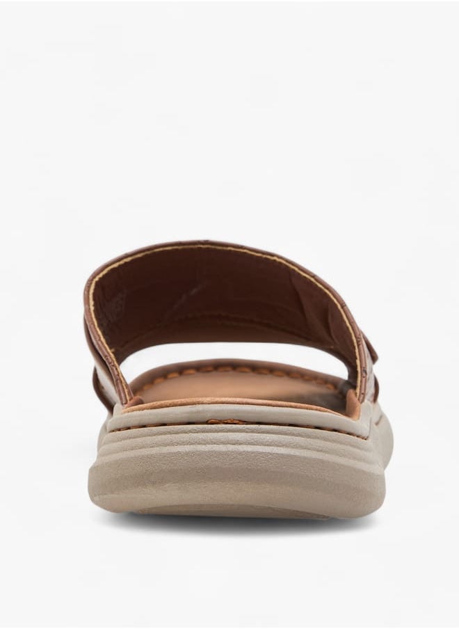 Le Confort - Mens Cross Strap Sandals - Image 1