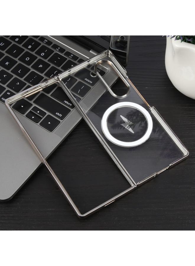 S-TOP Case For Samsung Galaxy Z Fold3 5G 6D Glossy Electroplated PC MagSafe Phone Case - Image 3