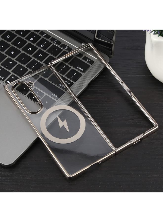 S-TOP Case For Samsung Galaxy Z Fold3 5G 6D Glossy Electroplated PC MagSafe Phone Case - Image 2