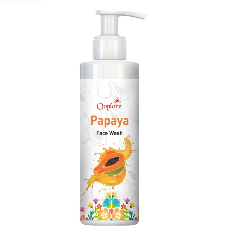 Ooplore Herbal Papaya Face Wash For Women/Men | Brightening and Glowing Skin | Removes Pigmentation and Dark Spots | For All Skin Types 100ML - Image 1