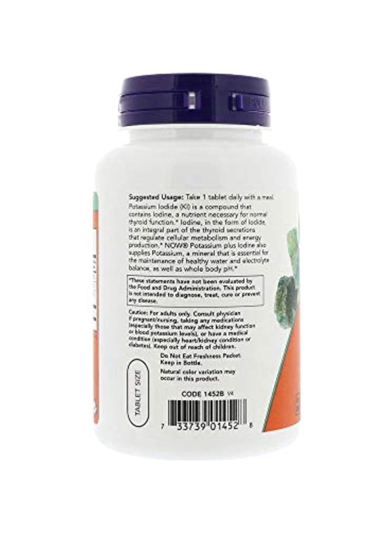 ناو فودز مكمل غذائي بيود البوتاسيوم لدعم الغدة الدرقية- 180 قرص - Image 3