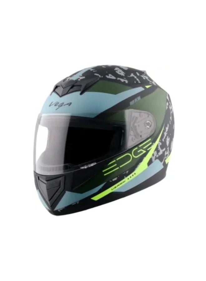 VEGA Edge DX Army Motorbike Helmet - Image 1