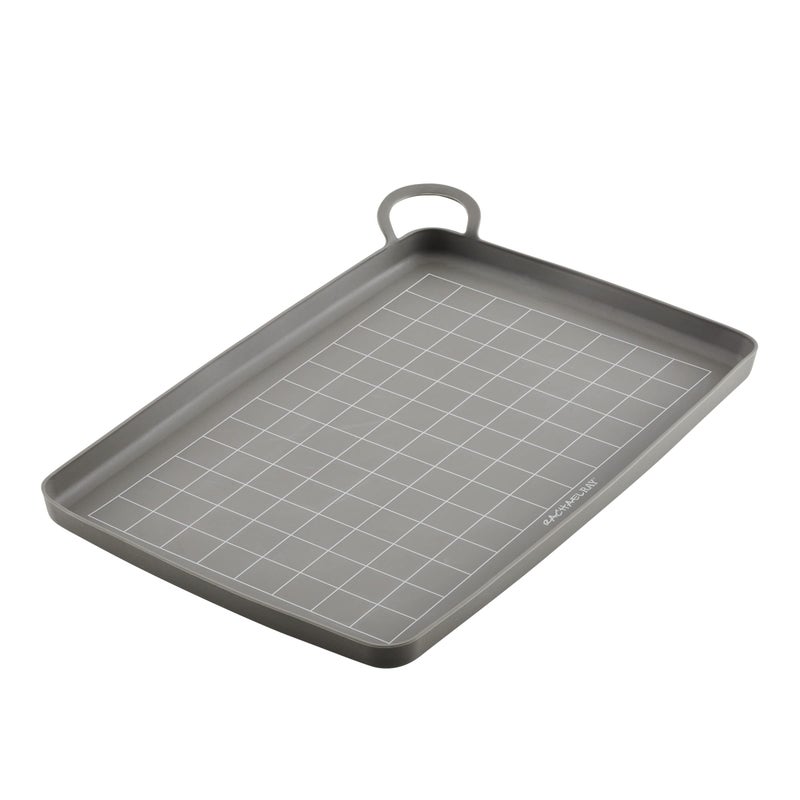 Rachael Ray Tools and Gadgets Silicone Nonstick Roasting and Baking Mat 10 Inch x 1475 Inch Gray