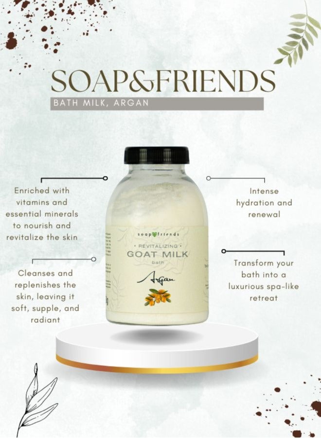 Soap&Friends Soap&Friends Natural Argan Bath Milk Based on Goat Milk, 500g - Image 2