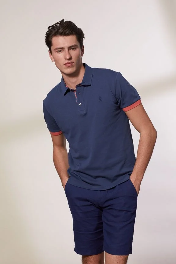 Vicomte A. Percy Navy Polo