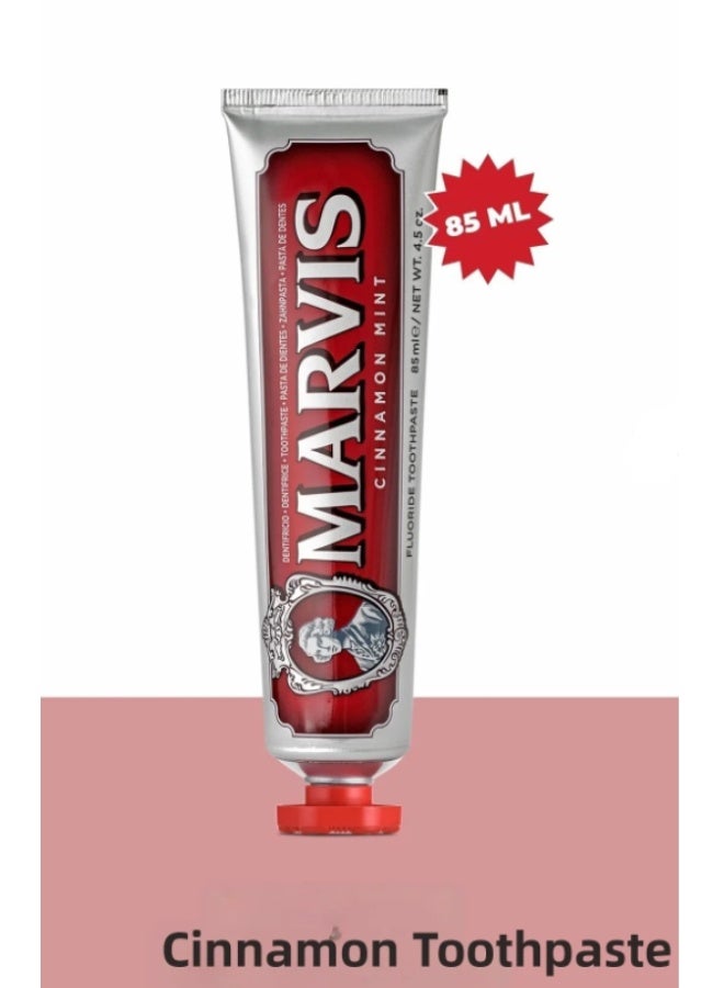 Marvis Cinnamon Mint Toothpaste 85ml | Original Italian Dental Care - Image 1