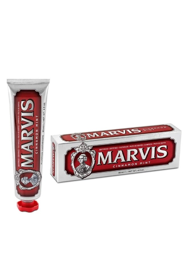 Marvis Cinnamon Mint Toothpaste 85ml | Original Italian Dental Care - Image 4