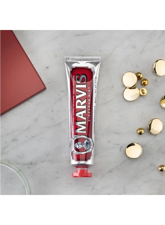 Marvis Cinnamon Mint Toothpaste 85ml | Original Italian Dental Care - Image 3