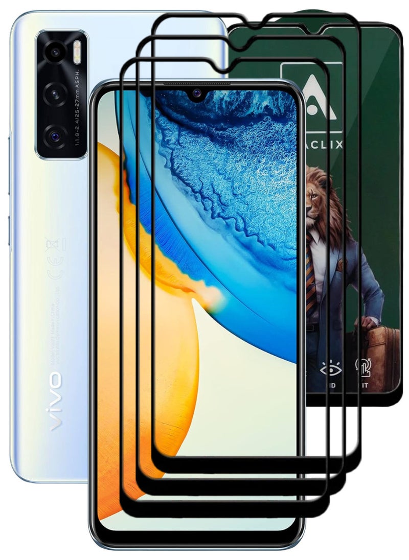 ACLIX 3 Pieces Antistatic ESD Dustproof Premium Quality High Definition Tempered Glass Screen Protector Designed For vivo Y70 - Image 1
