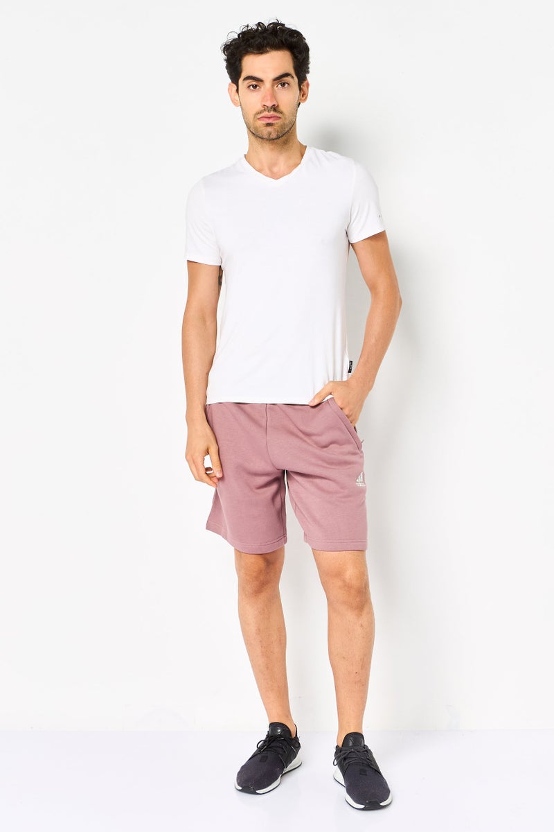 Adidas Men Sportswear Fit Training Shorts, Mauve - Image 2