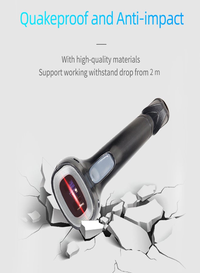 USB Barcode Scanner 1D Handheld Wired Bar Code Reader with Stand Support Paper Code Compatible with Windows Android Linux System for Supermarket Library Book Shop Logistics Retail Warehouse - Image 4