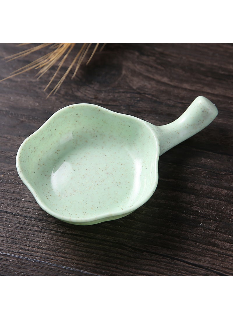 Generic Mini Creative Home Use Strawberry Vinegar Sauce Dish Small Irregular Shape Salad Dressing Dipping Sauce Nordic Green 