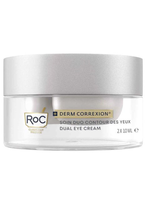 Roc Derm Correxion Dual Eye Cream, Lifting & Firming Eye Cream With Retinol 2 x 10ml