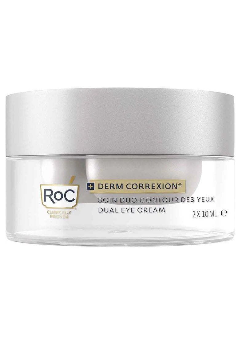 RoC - Roc Derm Correxion Dual Eye Cream, Lifting & Firming Eye Cream With Retinol 2 x 10ml - Image 1