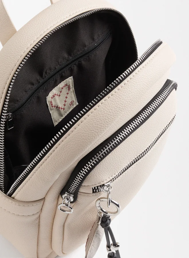 PARFOIS Backpack With Heart Pendant