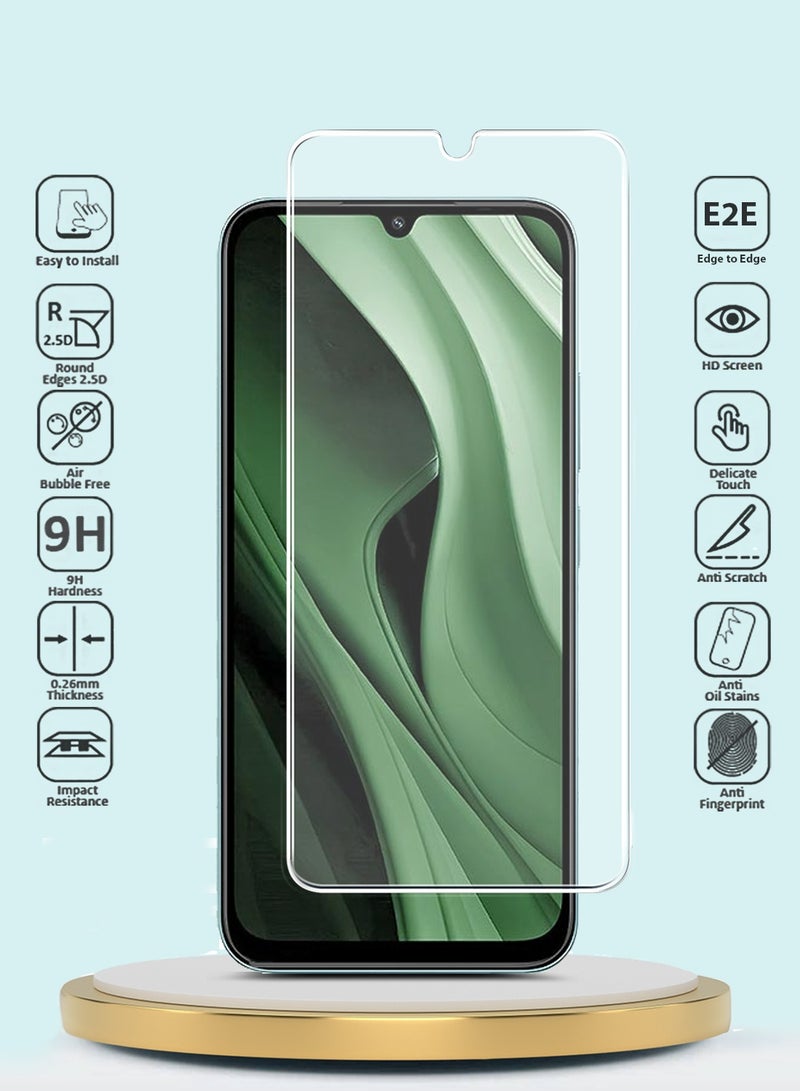 GMAX Xiaomi Poco C85 5G 2025 GMAX Premium Series Curved Edges 9H 2.5D Tempered Glass Screen Protector - Clear - Image 2