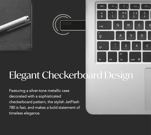 Transcend 16GB JetFlash 780 USB 3.0 Flash Drive (TS16GJF780), Black - Image 4