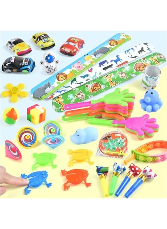 Kids Party Favors Toys,Pop Fidget Toys, Classroom prizes, Goody Bag Fillers,Pinata Stuffers,Carnival Prizes for Boys and Girls Gifts 3+ Years Old (60 Packs) - Image 4