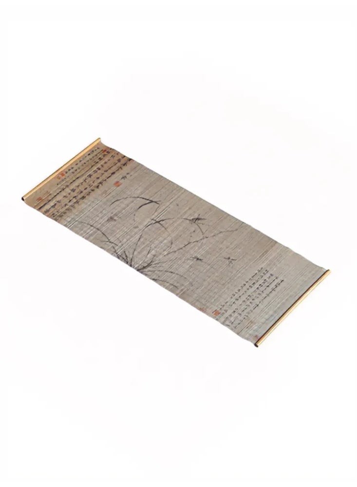 Color printed landscape fine bamboo silk tea mat - Image 1