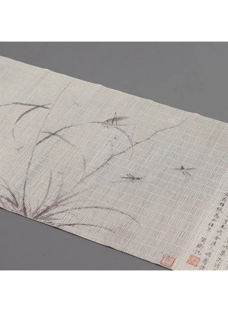 Color printed landscape fine bamboo silk tea mat - Image 3