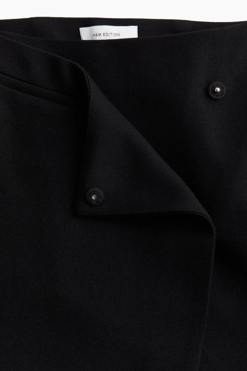 اتش اند ام تنورة ضيقة من الصوف