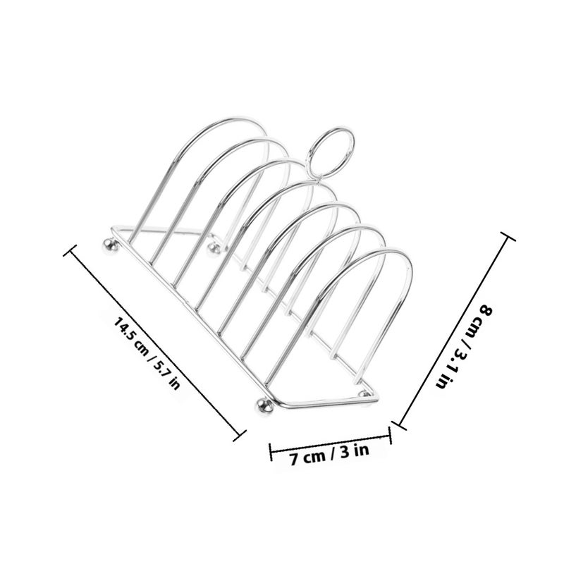 2pcs Toast Bread Rack Holder Toast Bread Rack Stainless Steel Toast Rack Cooling Bread Rack - Image 2