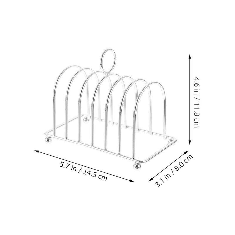 2pcs Toast Bread Rack Holder Toast Bread Rack Stainless Steel Toast Rack Cooling Bread Rack - Image 3