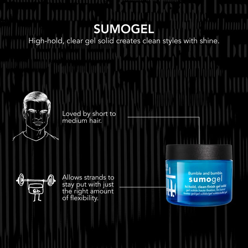 Bumble and bumble. Sumogel Hi-Hold Styling Hair Gel | Strong Hold + Hi-shine Finish | Straight to Coily, 1.5 Ounce - Image 5