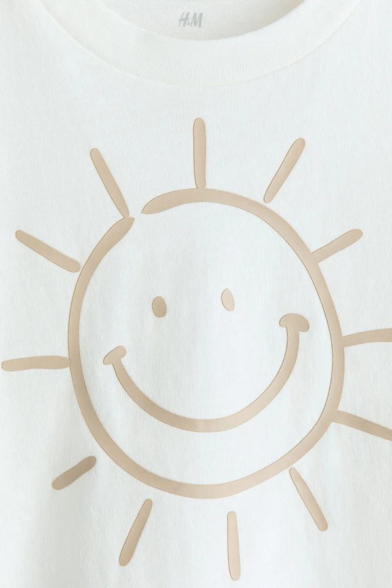 H&M Print-motif cotton T-shirt