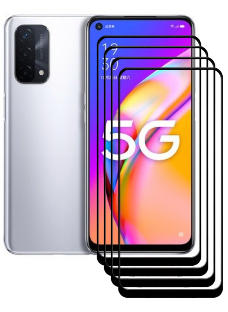 ACLIX 4 Pieces Antistatic ESD Dustproof Premium Quality High Definition Tempered Glass Screen Protector Designed For Oppo A93 5G - Image 1