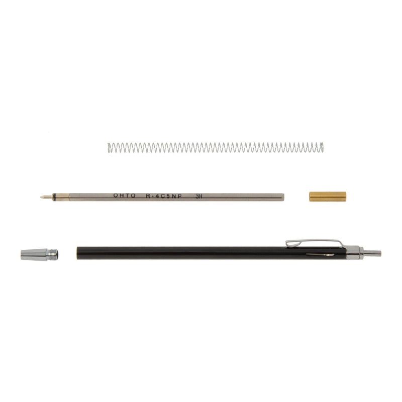 OHTO Auto NBP-505MN-BK Ballpoint Pen, Oil-based, Black - Image 5
