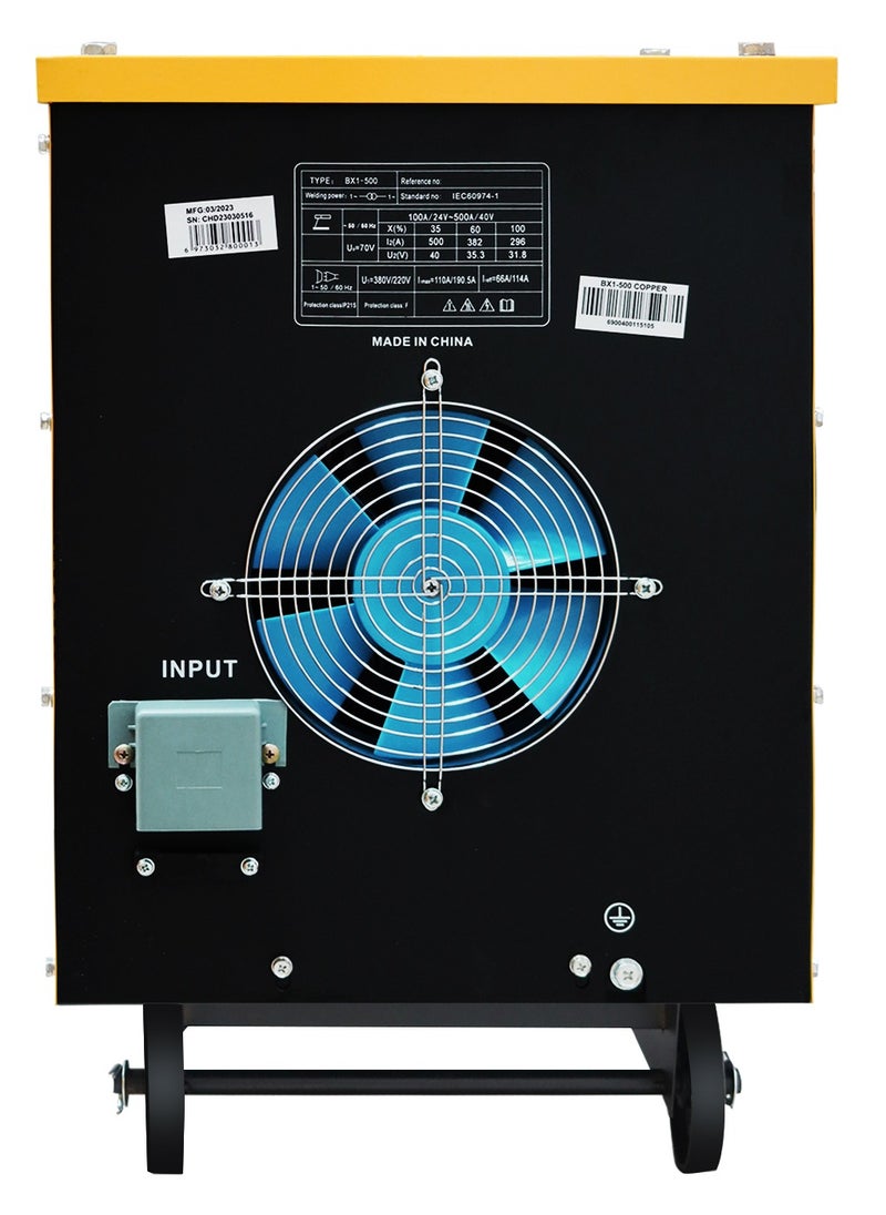 أتش دي آلة لحام MMA 10-500A AC | تعمل على الحديد | HD | BX1-500 Copper | 2.5 إلى 8.0 إلكترود  - Image 2