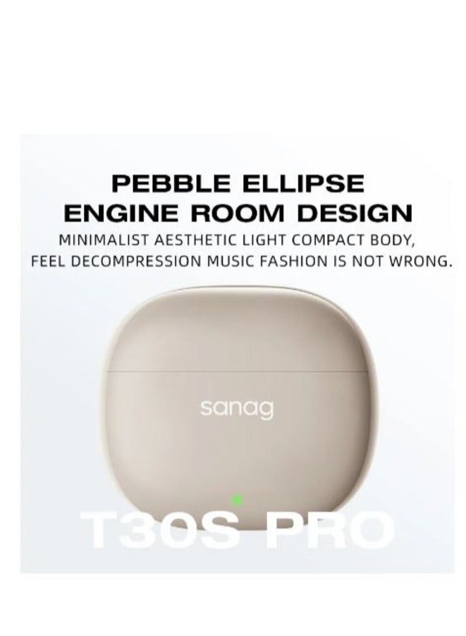 ساناج سماعات أذن T30S Pro TWS بلوتوث 5.1 لاسلكية بتصميم آذان القطة ثلاثية الأبعاد مع تحكم باللمس وميكروفون - Image 2