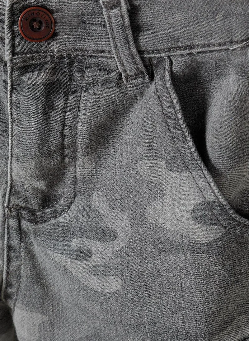 MINOTI Teen Boys' Cargo Shorts with Side Pocket