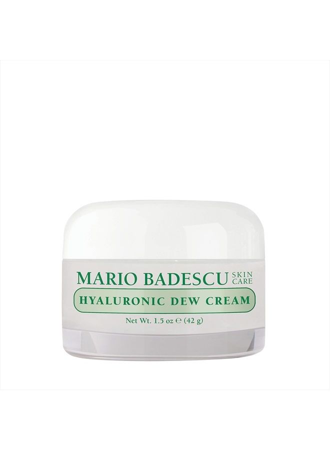 MARIO BADESCU Oil Free Hyaluronic Dew Cream | Hydrating Face Cream Formulated with Squalane for a Dewy Glow | 1.5 Oz - Image 1