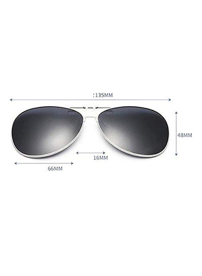 Aviator Myopia Clip-on Glasses - Image 2