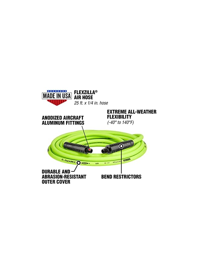 Flexzilla HFZ1425YW2 Hoses and Valves, 1/4" (inches) x 25' (feet)  - Image 3
