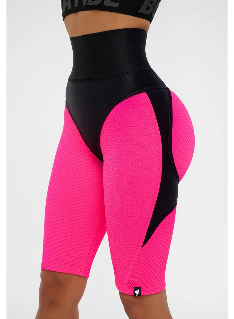 بونا فيدي شورتات بايكر نسائية بخصر عالٍ بجودة بونا فايد بريميوم لتشكيل الجسم