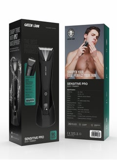 GREEN LION Sensitive Pro Body Trimmer / Digital Display / LED Light / Different Combs / Extra-powerful Motors / Detachable Blade / Easy For Cleaning / High Power Motor / High Battery Capacity - Black  - Image 4